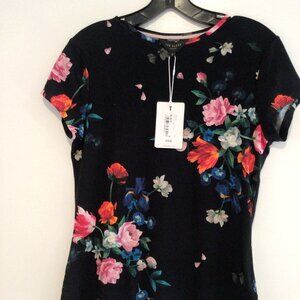Ted Baker Periie Sandalwood Jersey Fitted Tee Top